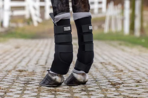 Covalliero Therm lábszárvédő - párban, fekete, full