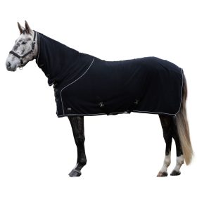 Covalliero Therm lótakaró nyakrésszel - fekete, 115 cm