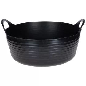 FlexBag flexibilis etető - fekete, lapos, 15 literes