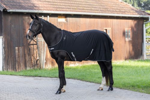 Séta-takaró lovaknak - fekete, 130 cm