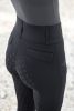 Magas derekú lovagló leggings - fekete, 32/34