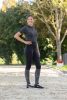 Magas derekú lovagló leggings - fekete, 32/34