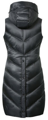 Covalliero 2024 AW női hosszú mellény, fekete, XS