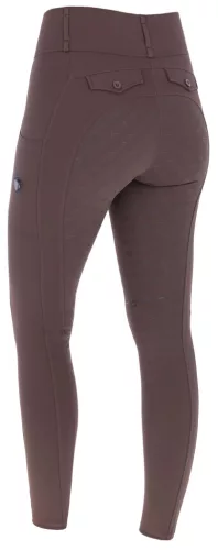 Covalliero 2024 AW női grip lovaglóleggings - kávébarna, 34/36