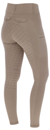 Covalliero 2024 AW női grip lovaglóleggings - barnásszürke, 38/40