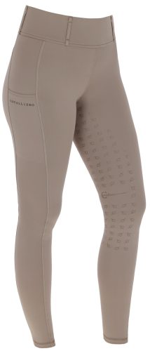 Covalliero 2024 AW női grip lovaglóleggings - barnásszürke, 40/42