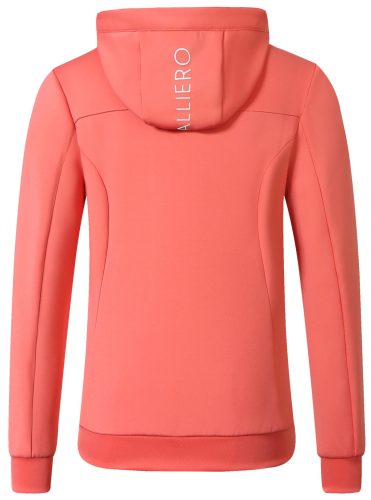 Covalliero 2025 S/S női kapucnis felső - korall, M
