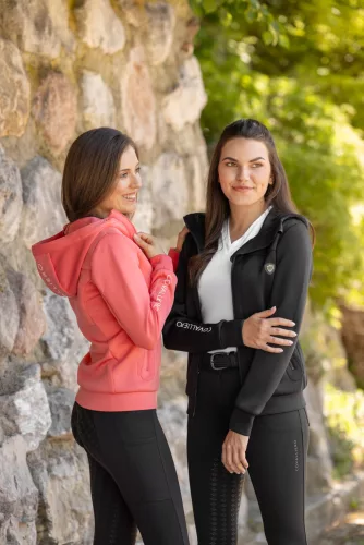 Covalliero 2025 S/S női kapucnis felső - korall, M