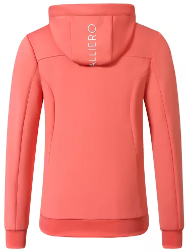 Covalliero 2025 S/S női kapucnis felső - korall, XL