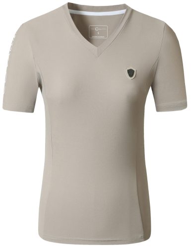 Covalliero 2025 S/S női póló - bézs, XL