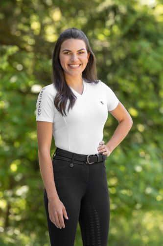 Covalliero 2025 S/S női póló - fehér, S