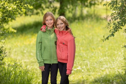 Covalliero 2025 S/S gyermek cipzáras dzseki - korall, 128/134