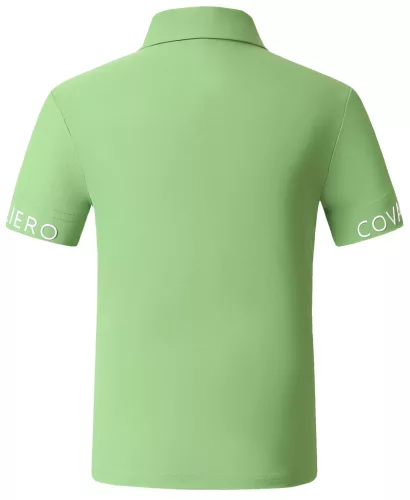 Covalliero 2025 S/S gyermek gombos póló - zöld, 140/146