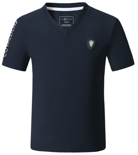 Covalliero 2025 S/S gyermek póló - sötétkék, 128/134