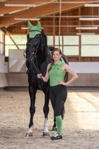 Covalliero 2025 S/S női lovagló leggings - fekete, 42/44