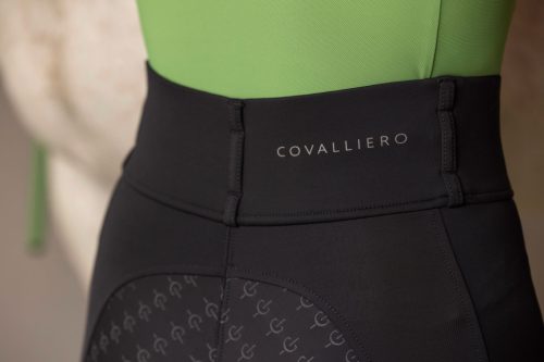 Covalliero 2025 S/S női kompressziós leggings - fekete, 32/34