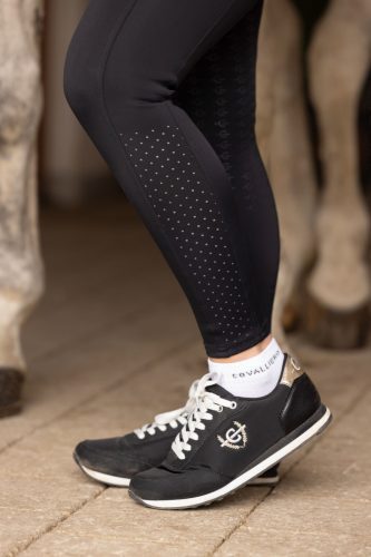 Covalliero 2025 S/S női kompressziós leggings - fekete, 40/42