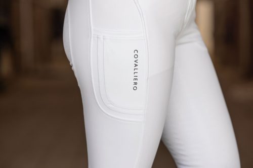 Covalliero 2025 S/S női prémium lovaglónadrág - fehér, 34