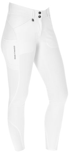Covalliero 2025 S/S női prémium lovaglónadrág - fehér, 36
