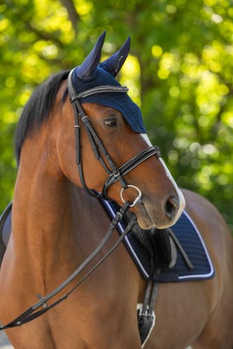 Covalliero 2025 S/S fülvédő - sötétkék, pony