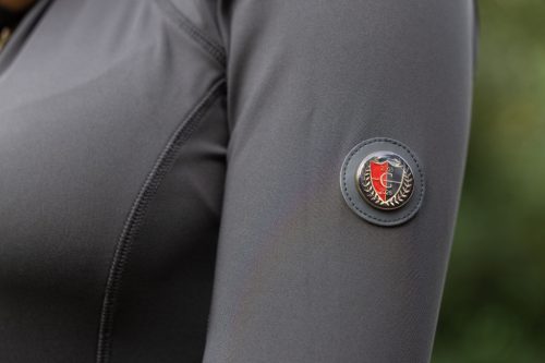 Covalliero jubileumi cipzáras női lovaglófelső - grafitszürke, S