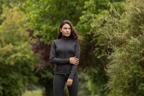 Covalliero jubileumi cipzáras női lovaglófelső - grafitszürke, L