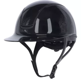 Eclipse Polo lovagló kobak - lakkozott fekete, 52-56 cm