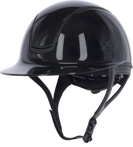 Eclipse Polo lovagló kobak - lakkozott fekete, 56-58 cm