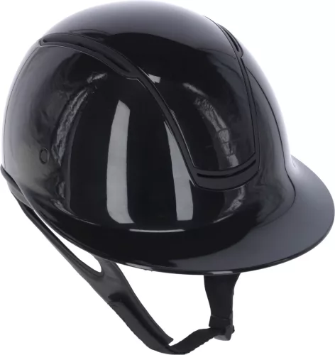 Eclipse Polo lovagló kobak - lakkozott fekete, 56-58 cm