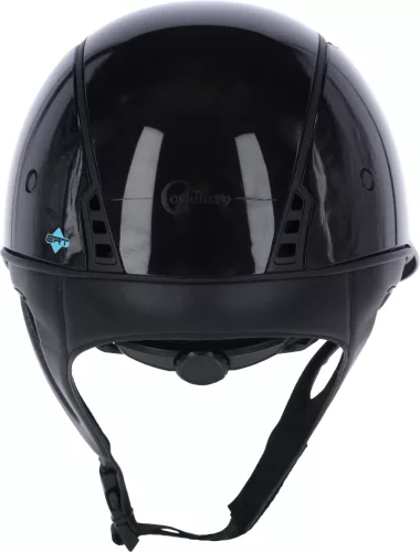 Eclipse Polo lovagló kobak - lakkozott fekete, 56-58 cm