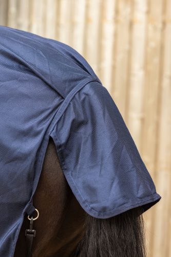 RugBe SuperFly lótakaró - nyakrésszel, kék, 125 cm