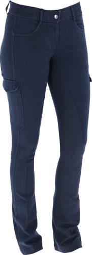 BasicPlus Jodhpur női lovagló nadrág - kék, 34