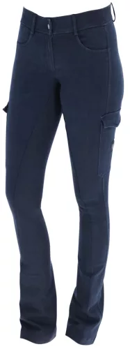 BasicPlus Jodhpur női lovagló nadrág - kék, 42