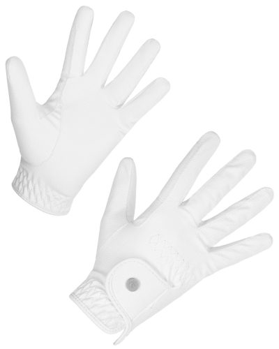 Antana lovaglókesztyű - fehér, 6/XS