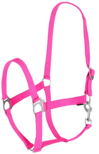 Hippo nylon kötőfék - rózsaszín, shetty