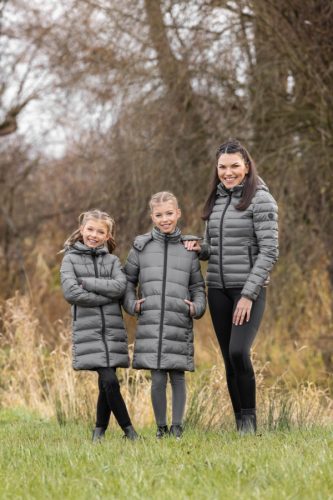 Covalliero 2025 AW női steppelt dzseki - acélszürke, M