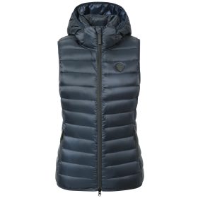 Covalliero 2025 AW női steppelt mellény - sötétkék, S
