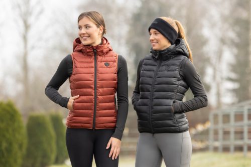 Covalliero 2025 AW női steppelt mellény - fekete, XL