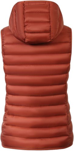 Covalliero 2025 AW női steppelt mellény - rozsdavörös, S