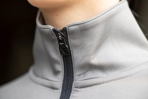 Covalliero 2025 AW női hosszú ujjú felső - acélszürke, XL