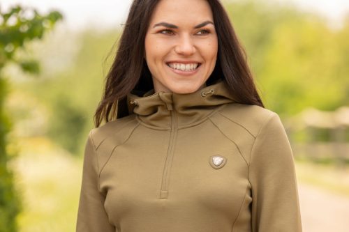 Covalliero 2026 SS női kapucnis felső - hamvas arany, S