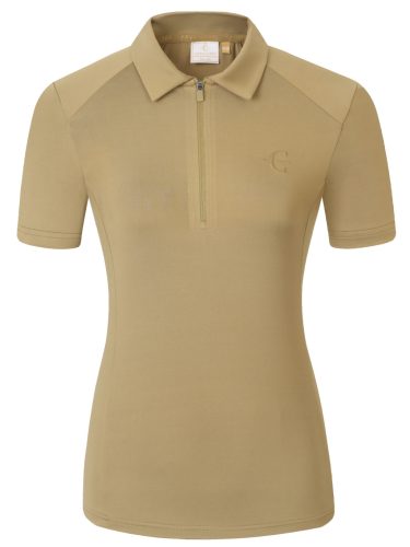 Covalliero 2026 SS női galléros póló - hamvas arany, XS