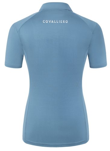 Covalliero 2026 SS női galléros póló - acélkék, L