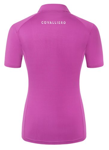 Covalliero 2026 SS női galléros póló - hibiszkusz pink, XL