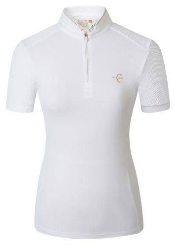 Covalliero 2026 SS női galléros versenypóló - fehér, XS
