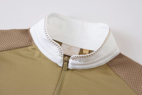 Covalliero 2026 SS női galléros versenypóló - hamvas arany, XL