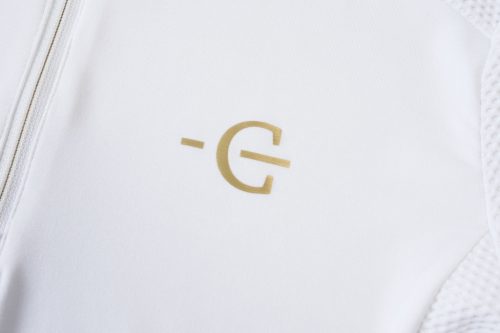 Covalliero 2026 SS gyermek galléros versenypóló - fehér, 140/146