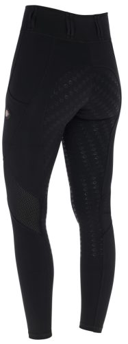 Covalliero 2026 SS női hálós lovagló leggings - fekete, 32/34