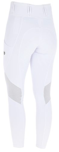 Covalliero 2026 SS gyermek hálós lovagló leggings - fehér, 152/158