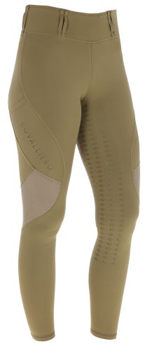 Covalliero 2026 SS női hálós lovagló leggings - hamvas arany, 42/44